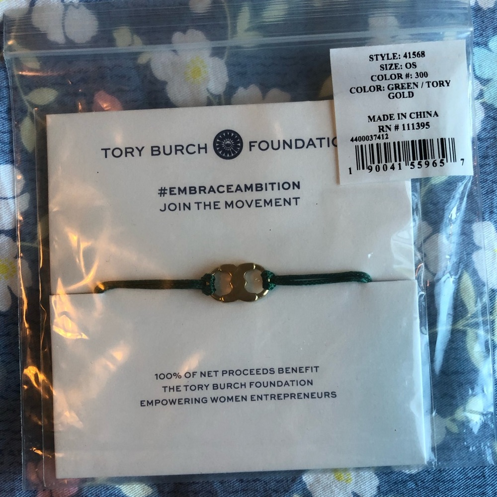 Tory Burch Ambition Bracelet Green/Tory Gold